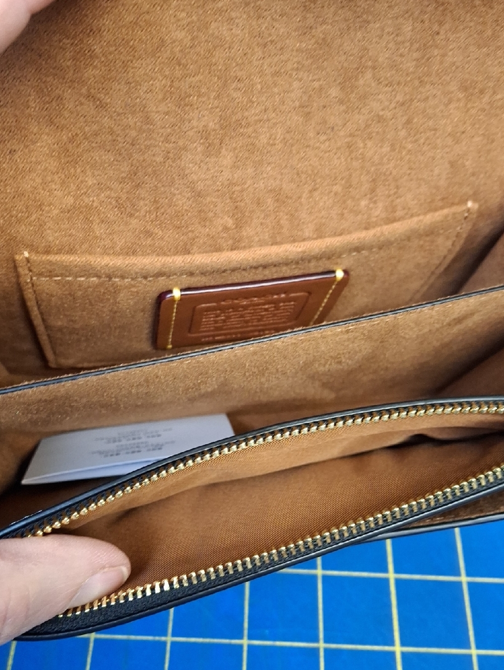 Coach Mini Klare Crossbody handbag chain strap gold-tone Hardware NWT - Picture 9 of 10
